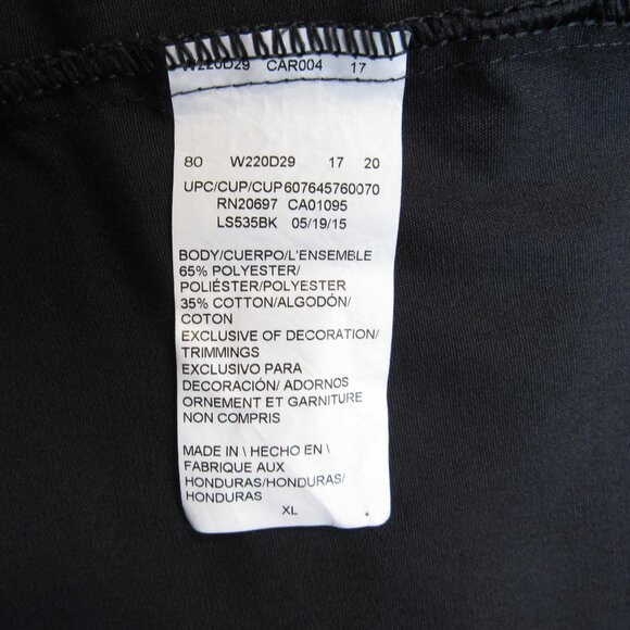 Badboy Vettes Dickies Men's XL Work Shirt Black Short Sleeve Embroidered - Picture 6 of 7